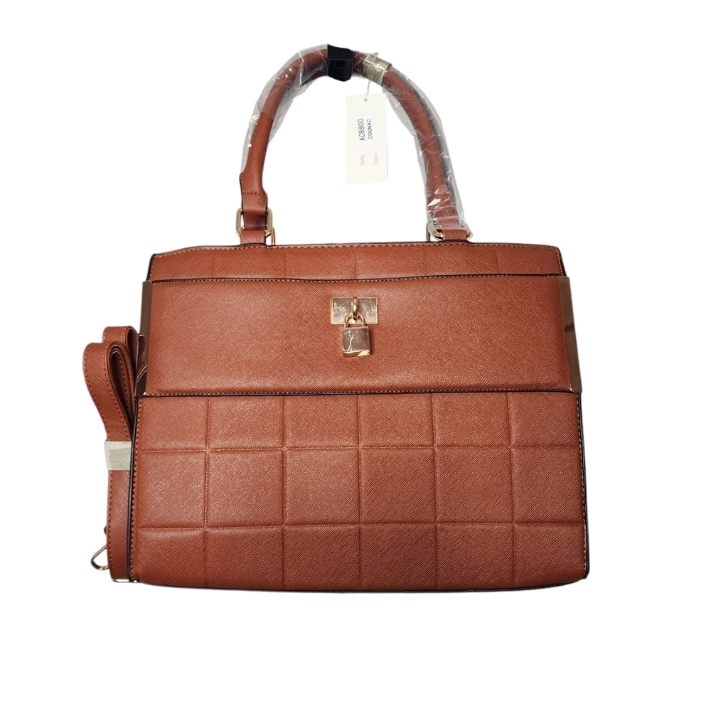 Cee Klein Handbag, New With Tags. Brown With Gold Hardware